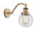 Beacon - 1 Light - 6 inch - Brushed Brass - Adjustable Sconce (3442|515-1W-BB-G202-6)