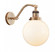 Beacon - 1 Light - 8 inch - Brushed Brass - Adjustable Sconce (3442|515-1W-BB-G201-8-LED)