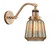 Chatham - 1 Light - 7 inch - Brushed Brass - Adjustable Sconce (3442|515-1W-BB-G146-LED)