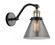 Cone - 1 Light - 8 inch - Black Antique Brass - Adjustable Sconce (3442|515-1W-BAB-G43)