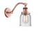 Bell - 1 Light - 5 inch - Antique Copper - Adjustable Sconce (3442|515-1W-AC-G54)