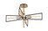 Wings-Flush Mount (19|11650BKSBR)