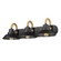 Golden Lighting Journey 3-light Vanity in Natural Black (36|3318-BA3 NB)