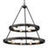 15 Light Chandelier (36|1019-69 BLK)