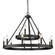 Golden Lighting Alastair 12-light Chandelier in Matte Black (36|1017-39 BLK)