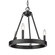 Golden Lighting Alastair 3-light Chandelier in Matte Black (36|1017-3 BLK)