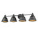 Golden Lighting Bartlett 4-light Vanity in Black Patina (36|7312-BA4 BP)