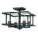 Wry Lighting Bellare 4-light Semi-Flush Mount in Matte Black (36|7151-SF BLK)