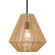 Golden Lighting Valentina 1-light Pendant in Matte Black (36|6937-M BLK-NR)