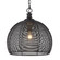 Golden Lighting Calypso 1-light 16in Pendant in Matte Black (36|6802-M BLK)