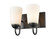 Ivey Lake 2-Light Vanity Matte Black (670|9812-MB)