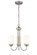Ivey Lake 3-Light Chandelier Ceiling Light Satin Nickel (670|9803-SN)