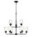 Moven 9-Light Chandelier Ceiling - Matte Black (670|9609-MB)