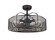 3-Light Ceiling Fan Light Matte Black (670|8223-MB)