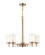 Huderson 5-Light Chandelier Ceiling Light Modern Gold (670|5515-MG)