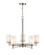 Huderson 5-Light Chandelier Ceiling Light Brushed Nickel (670|5515-BN)