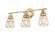 3-Light Vanity Modern Gold (670|3383-MG)