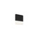 6 Inch Square Ultra Slim Wall Sconce (776|SQS06-3K-BK)
