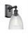 Castile - 1 Light - 6 inch - Matte Black - Sconce (3442|516-1W-BK-G382-LED)