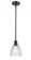 Castile - 1 Light - 6 inch - Matte Black - Mini Pendant (3442|516-1S-BK-G382)