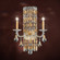 Siena 2 Light 120V Wall Sconce in Black with Clear Heritage Handcut Crystal (168|RS8332N-51H)
