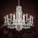 Siena 15 Light 120V Chandelier in Black with Clear Heritage Handcut Crystal (168|RS8315N-51H)
