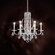 Siena 6 Light 120V Chandelier in Black with Clear Heritage Handcut Crystal (168|RS8306N-51H)