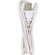8 Foot 18/2 SPT-2 105C Cord Set; Black Finish; 36'' Hank; 200 Carton; Molded Polarized Plug; (27|90/102)