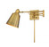 1-Light Adjustable Wall Sconce in Natural Brass (8483|M90047NB)