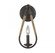 1-Light Wall Sconce in Rusty Nail with Rope (8483|M90002RN)