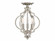 3-Light Convertible Semi-Flush or Pendant in Polished Nickel (8483|M60055PN)