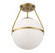 1-Light Ceiling Light in Natural Brass (8483|M60054NB)