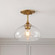 1-Light Ceiling Light in Natural Brass (8483|M60017NB)