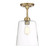 1-Light Ceiling Light in Natural Brass (8483|M60010NB)