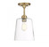 1-Light Ceiling Light in Natural Brass (8483|M60010NB)