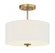 2-Light Ceiling Light in Natural Brass (8483|M60008NB)