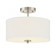 2-Light Ceiling Light in Brushed Nickel (8483|M60008BN)