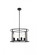 Agnys 4 lights pendant in black (758|LD7057D20BK)