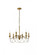Westley 6 lights pendant in brass (758|LD7048D24BR)