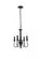 Flynx 4 lights pendant in black (758|LD7042D14BK)