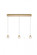 Eren 3 lights Gold pendant (758|3505D28G)