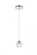 Eren 1 light Chrome pendant (758|3505D6C)