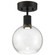 Burgundy LED Semi-Flush (7|63148LEDD-MBL/SDG)