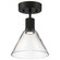 Martini LED Semi-Flush (7|63146LEDD-MBL/CLR)