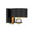 Chambord 1-Light Wall Sconce in Vintage Black with Warm Brass Accents (641|V6-L9-2925-1-51)