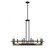 Icarus 10-Light Chandelier in Burnished Brass with Walnut (641|V6-L1-2932-10-170)