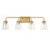 4-Light Bathroom Vanity Light in Natural Brass (8483|M80045NB)