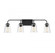 4-Light Bathroom Vanity Light in Matte Black (8483|M80045MBK)