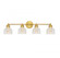 4-Light Bathroom Vanity Light in Natural Brass (8483|M80036NB)