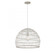 1-Light Pendant in White Rattan with A White SocketÂ  (8483|M70106WR)